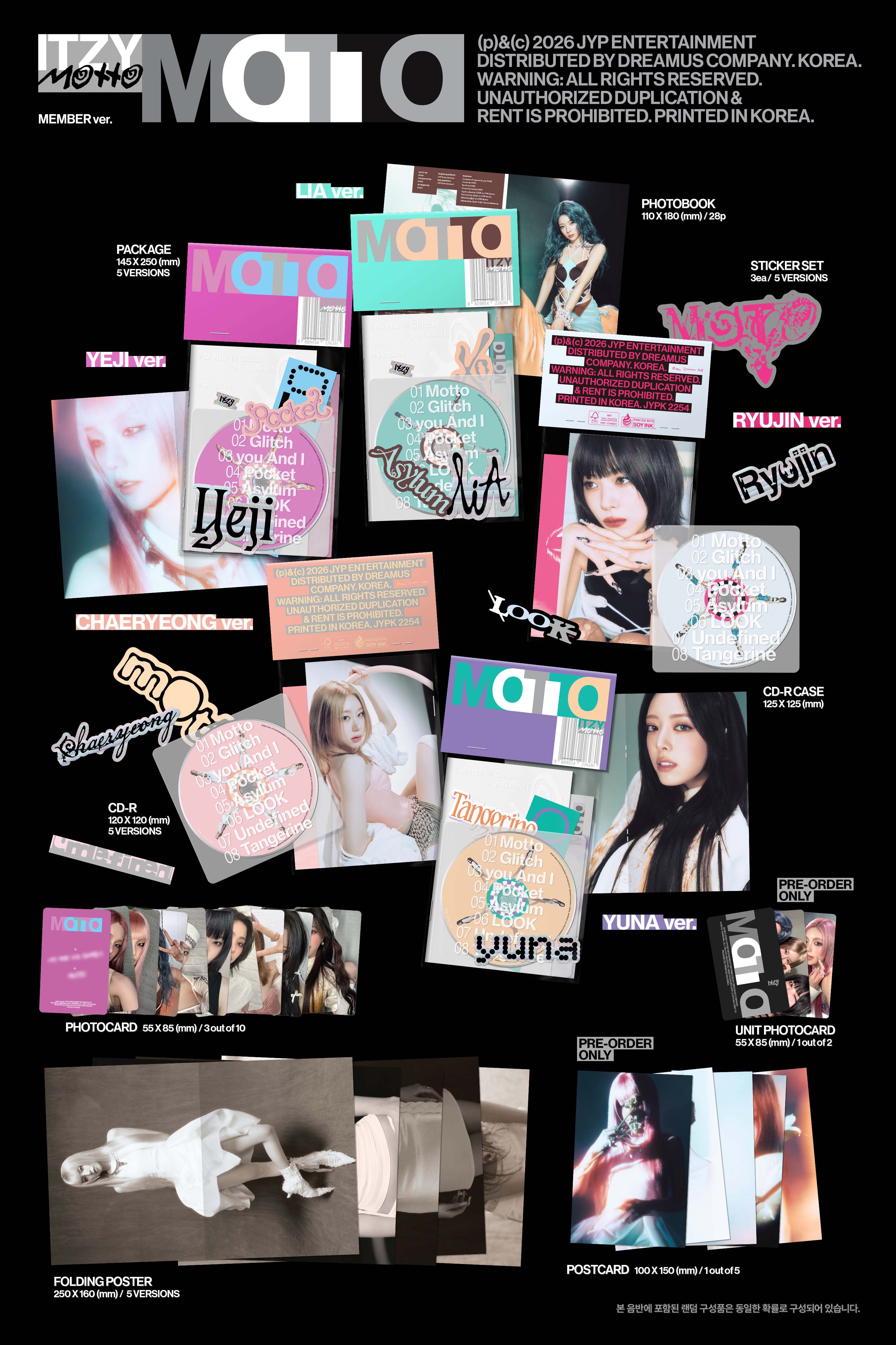 ITZY MOTTO MEMBER Ver.